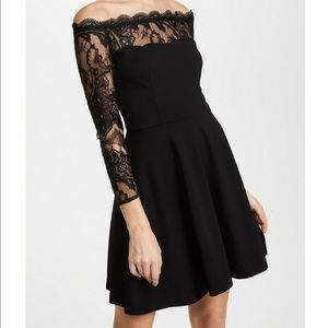 Bb Dakota black lace dress